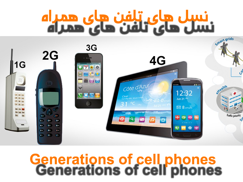 پاورپوینت نسل های تلفن های همراه
